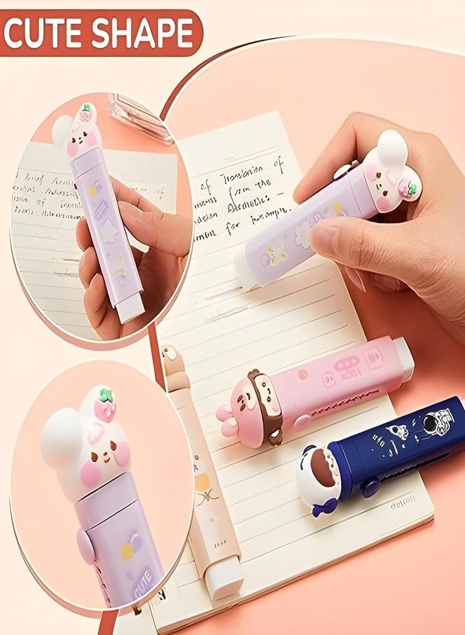 SWOPPERRY Eraser for Kids - Capybara Cutter Shaped Eraser Set | Fancy Rubber Erasers, Kawaii Stationery Set for School | Birthday Return Gift for Kids - Pack of 2 (Unicorn) - Image 4